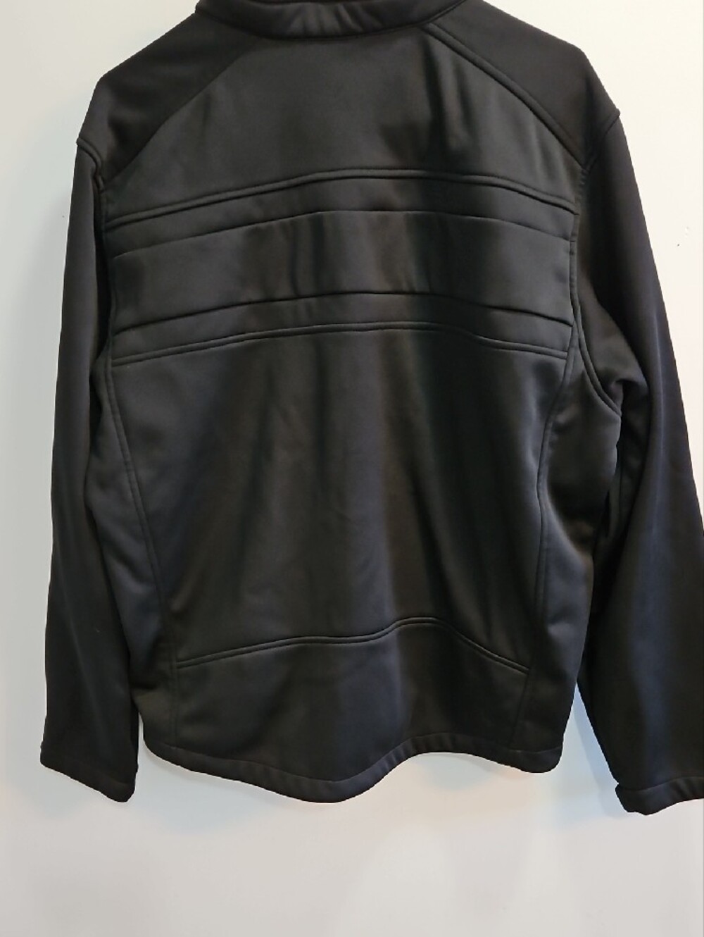 Harley-Davidson Black Softshell Jacket with Orange Trim - Picture 9 of 10